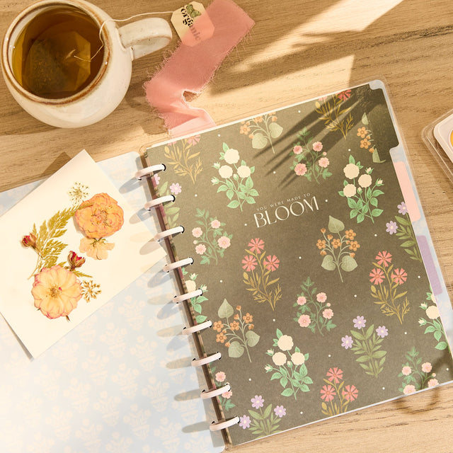 Happy Planner Spring Tapestry Classic Notebook - Lined
