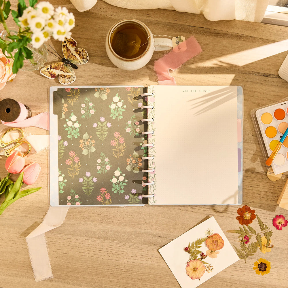 Happy Planner Spring Tapestry Classic Notebook - Lined