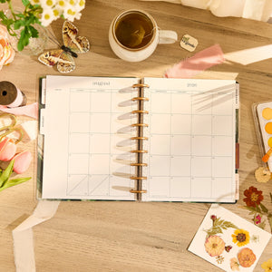 Happy Planner 2026 - 2027 Modern Nature Wellness Classic 12 Month Dated