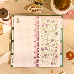 Happy Planner 2026 - 2027 "Spring Tapestry" Skinny Classic 12 Month Dated - Horizontal