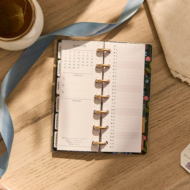 Happy Planner 2026 - 2027 Country Charm Skinny Mini 12 Month Dated - Horizontal