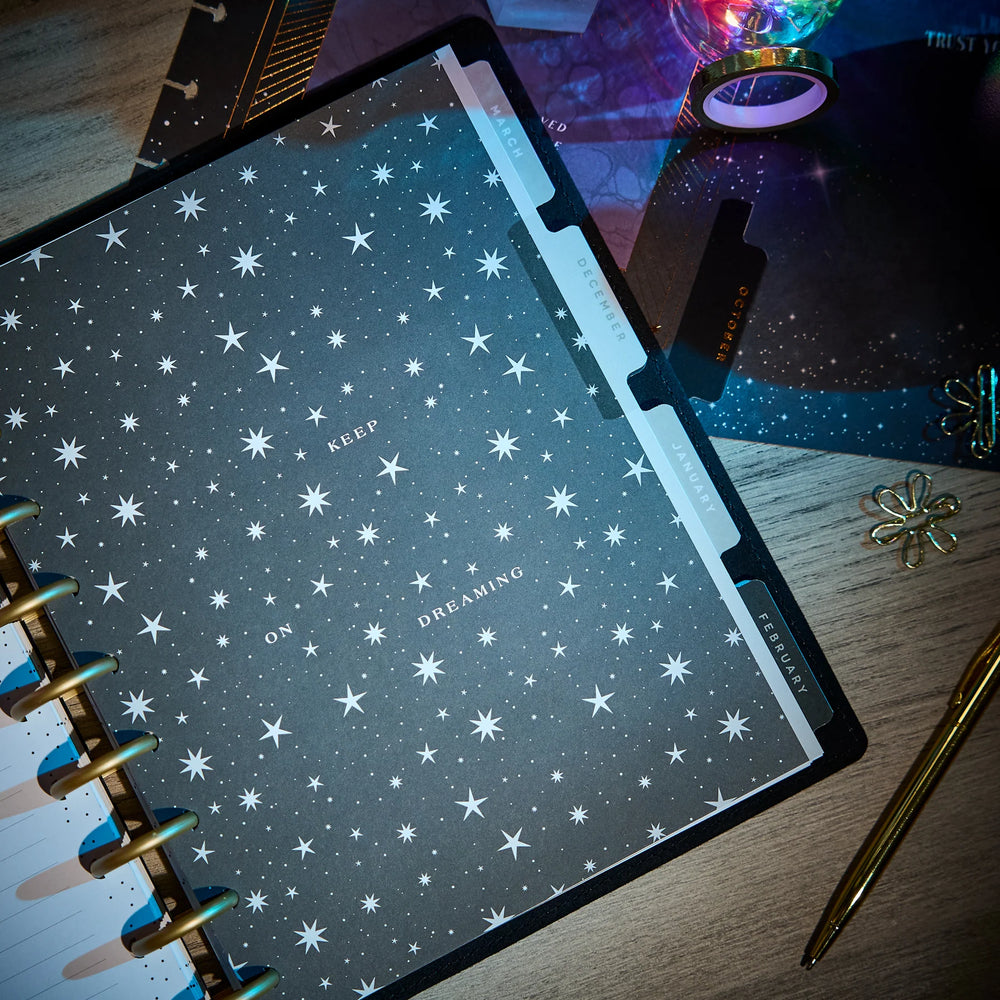 Happy Planner 2026 - 2027 Eternal Stars Classic Dashboard 12 Month Dated - SPECIALTY Cover