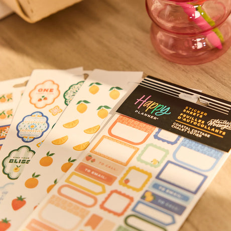 Happy Planner Coastal Cottage Sticker Sheets