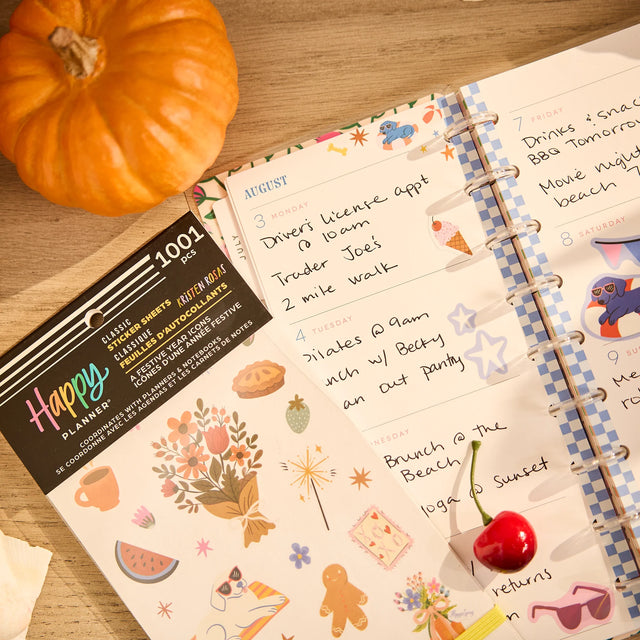 Happy Planner Festive Year Icons Sticker Book - Classic