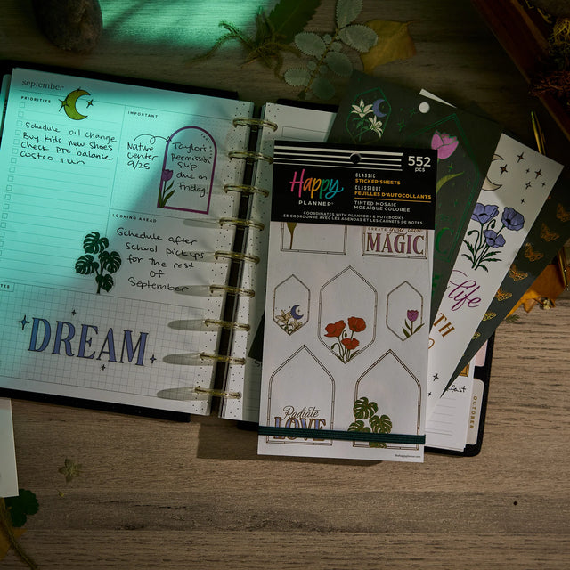 Happy Planner Tinted Mosaic Sticker Book - Classic