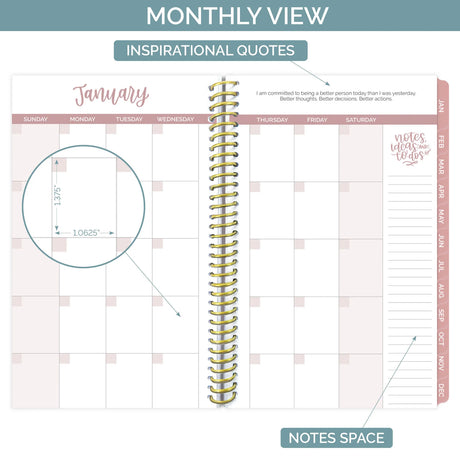 Undated Daily Planner - Bloom Daily Planners
