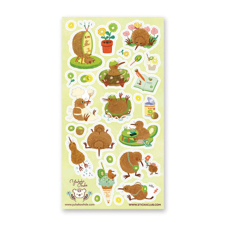STICKII Sweet Kiwi Home Sticker Sheet