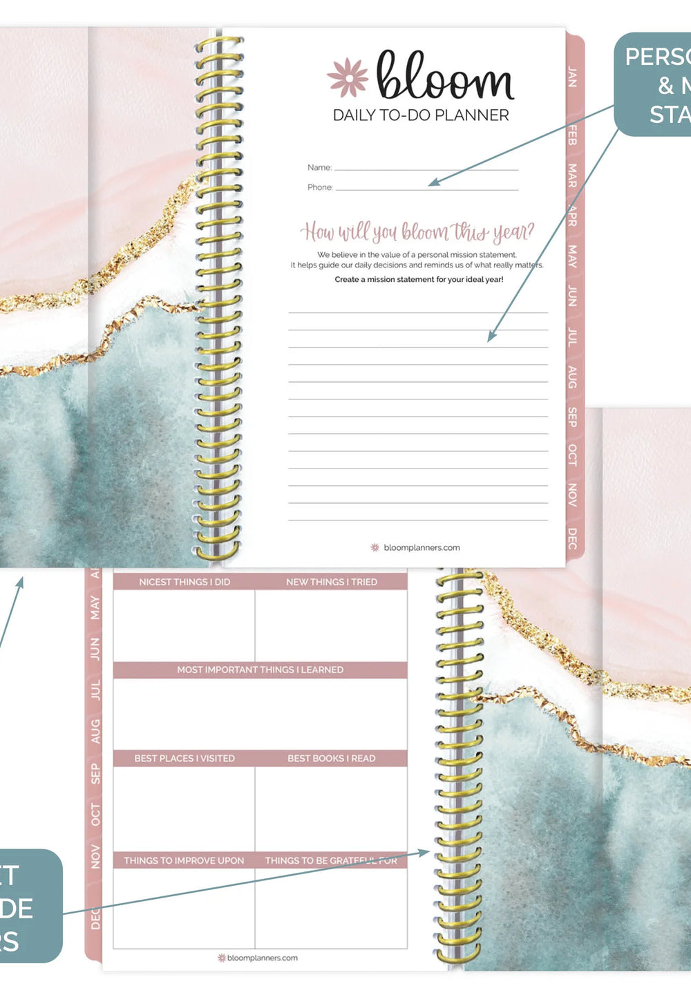 Undated Daily Planner - Bloom Daily Planners