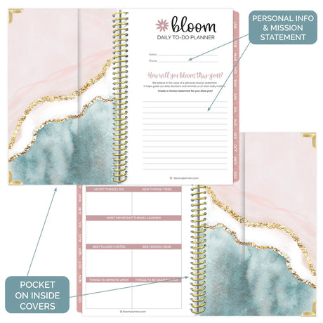 Undated Daily Planner - Bloom Daily Planners