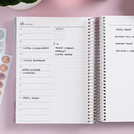 Erin Condren Wildflower A5 Daily Duo Planner | 12-Months Dated Jul 2023 - Jun 2024