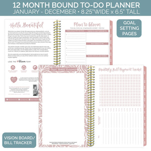 Undated Daily Planner - Bloom Daily Planners