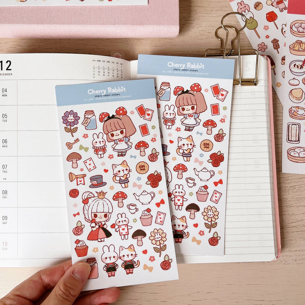 Wonderland Washi Stickers by Cherry Rabbit