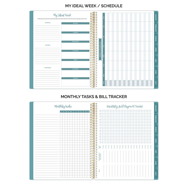 Ultimate Undated Planner with Interchangeable Cover - Bloom Daily Planners