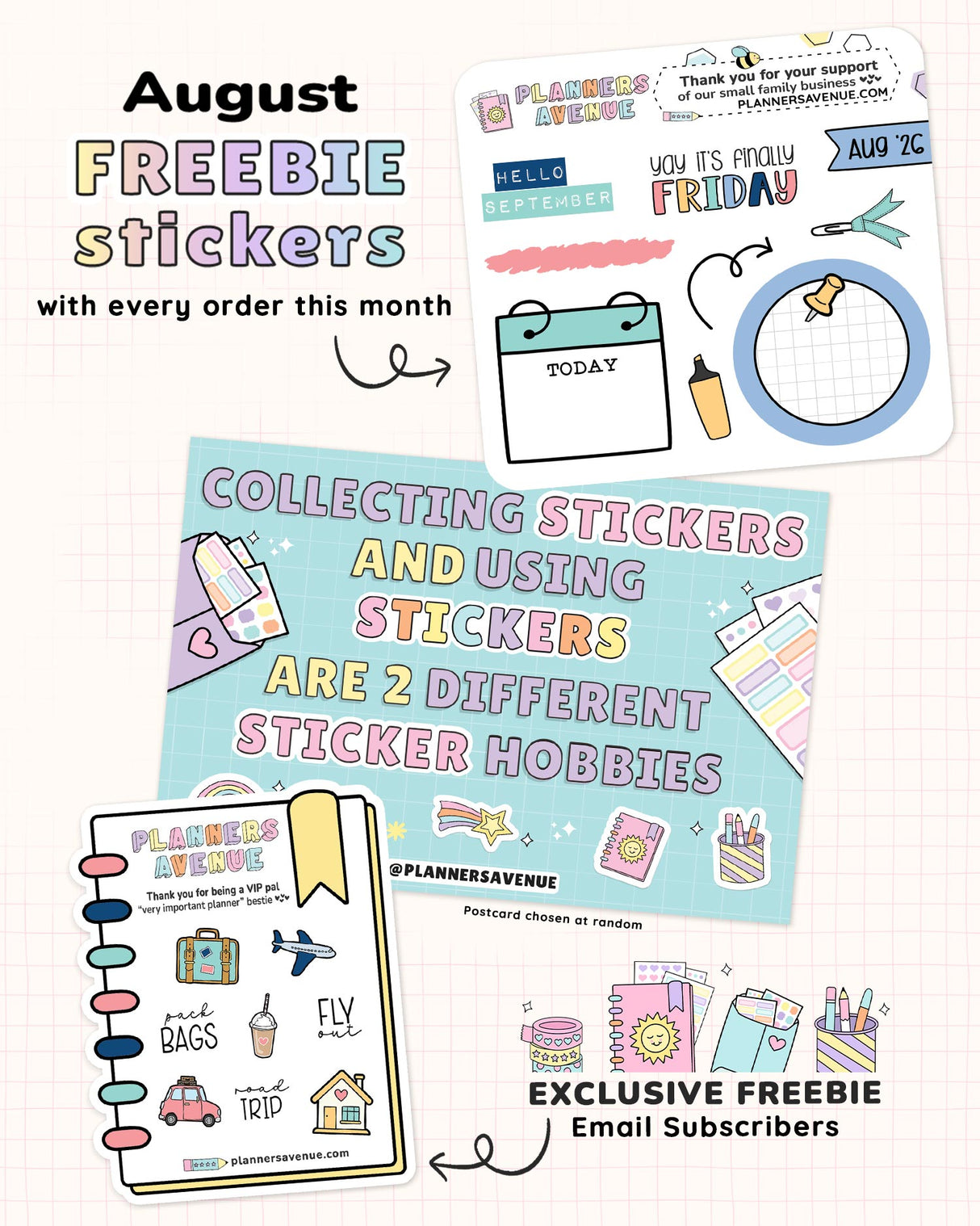 Free Stickers With Every Order