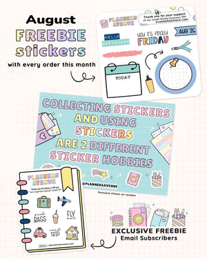Free Stickers With Every Order