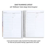 Erin Condren Wildflowers A5 Daily Duo Life Planner - 12-Month 2024 Dated Jan-Dec