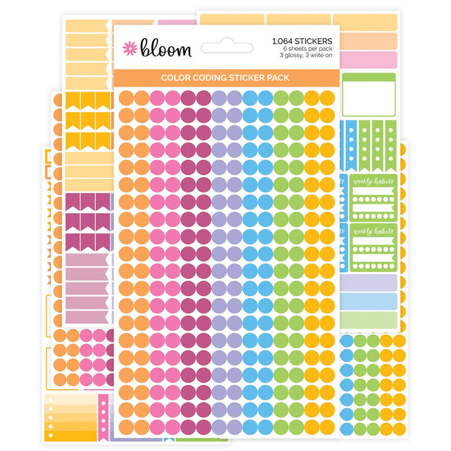 Colour Coding Stickers - Bloom Daily Planners