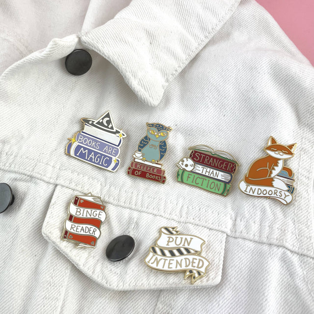 Books Are Magic Enamel Pin Badge