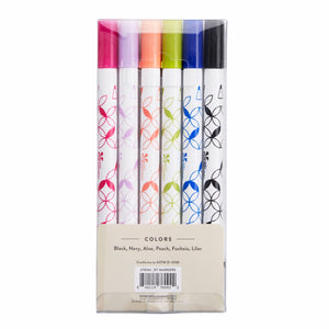 Erin Condren Dual-Tip Wet Erase Markers 6-pack