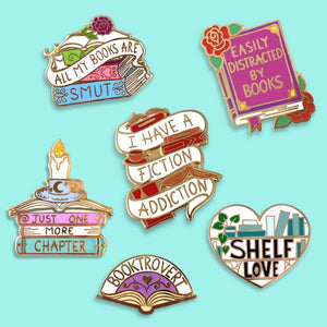 Booktrovert Lapel Pin