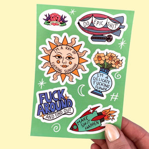 Make Shit Happen Sticker Sheet