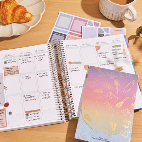 Erin Condren Meal Prep Functional Sticker Book