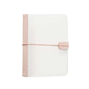 Erin Condren Blush Clear Flex Folio: Clear folio with blush spine and elastic closure
