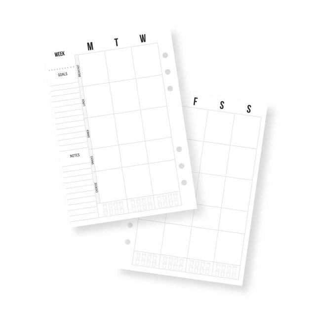 Carpe Diem Fitness A5 Planner Inserts