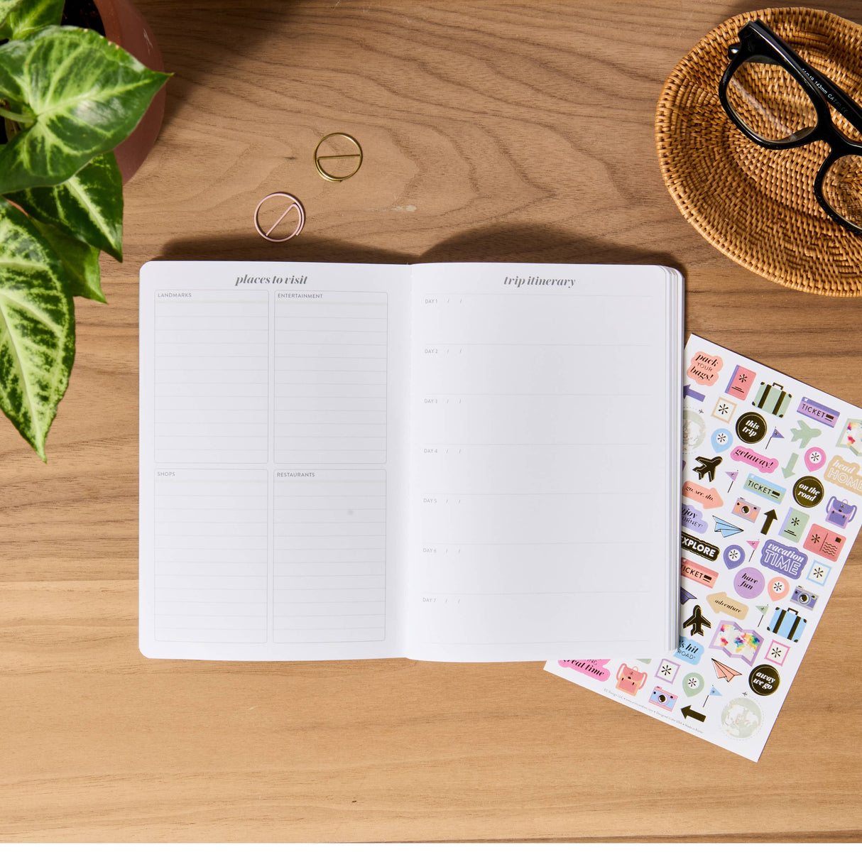 Erin Condren Travel Journal Petite Planner - Mantra