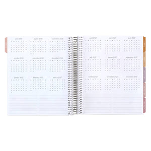 Erin Condren LifePlanner: Year-at-a-glance calendar spread