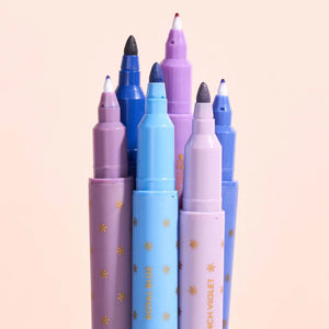 Erin Condren Dusk Dual-Tip Markers 6-pack