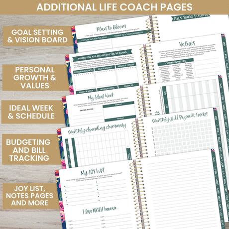 Undated Eucalyptus Weekly Monthly Planner - Bloom Daily Planners