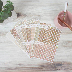 Date Day Months Stickers - Bloom Daily Planners