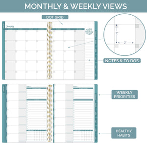 Ultimate Undated Planner with Interchangeable Cover - Bloom Daily Planners