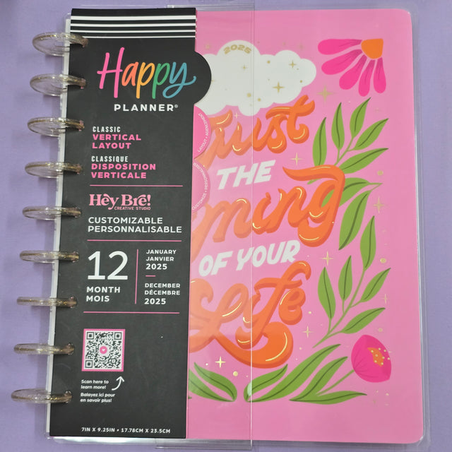 *IMPERFECT* Happy Planner Seasons of Joy Classic - Vertical 12-Months Dated Jan - Dec 2025