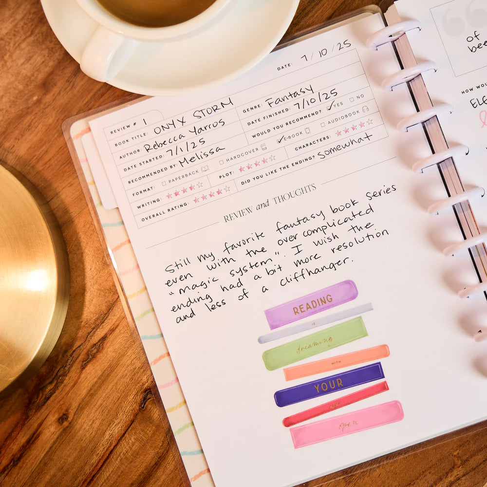 Happy Planner Book Club Reading Journal