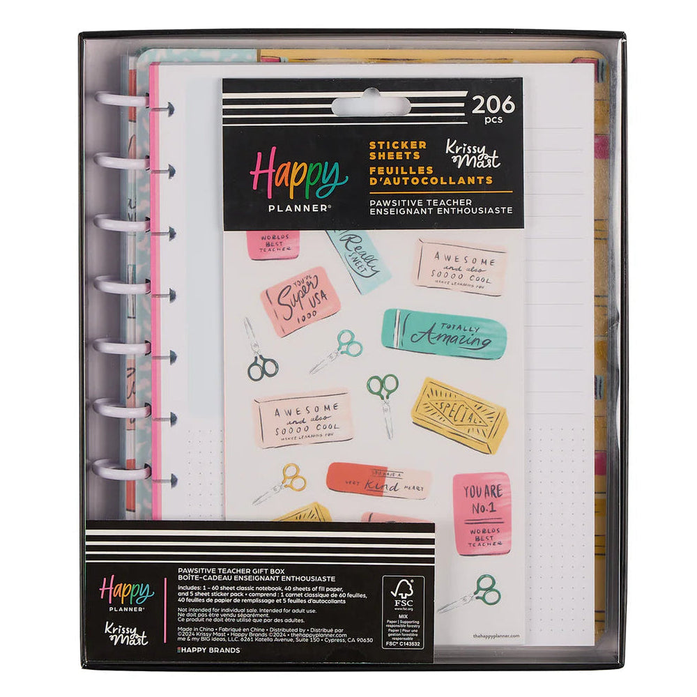 Happy Planner Pawsitive Notebook + Sticker Bundle