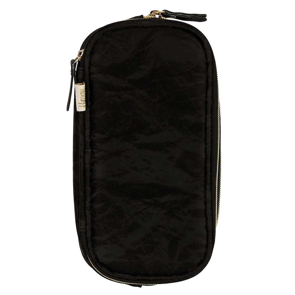 Happy Planner Onyx textured black pen and pencil zip pouch