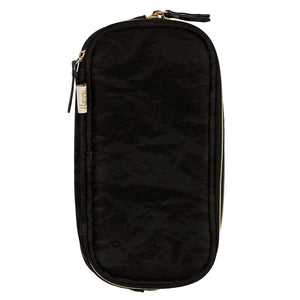 Happy Planner Onyx textured black pen and pencil zip pouch