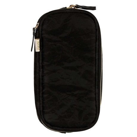 Happy Planner Onyx textured black pen and pencil zip pouch