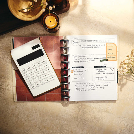Happy Planner Amber & Oak guided budget journal