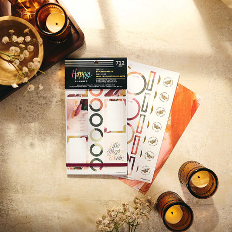 Happy Planner Abstract Autumn Classic Sticker Book