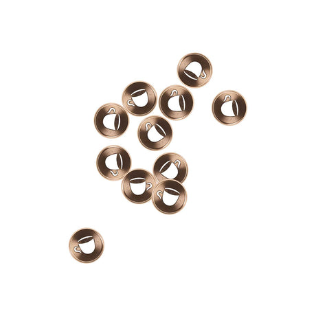 Happy Planner Latte metal discs with coffee cup cutouts