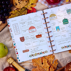Happy Planner Fall Picnic 2027 Classic Meal Planner product view