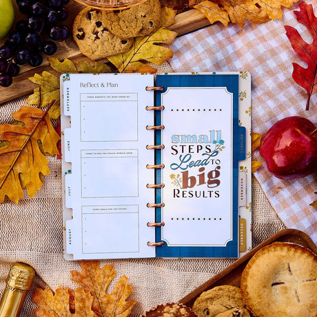 Happy Planner Fall Picnic Skinny Classic Horizontal Planner 2027