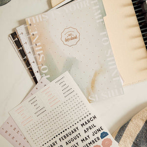 Happy Planner Modern Balance Classic Daily planner inserts