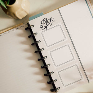 Haven & Heart neutral accessories for Classic discbound planners