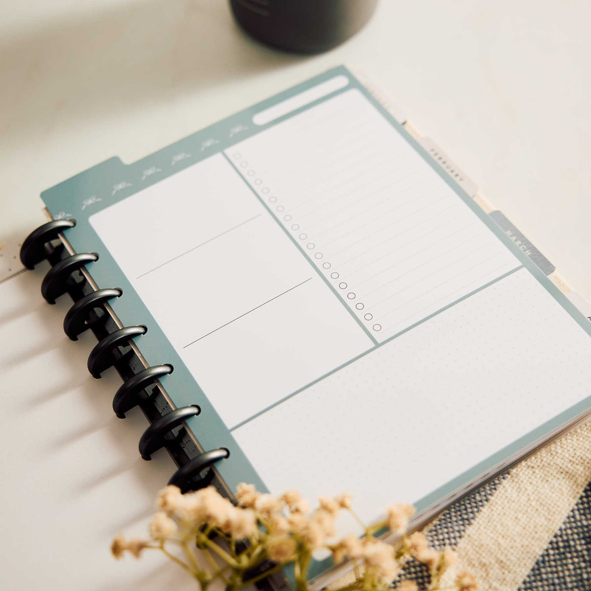 Happy Planner Haven & Heart companion pack for notes and goals