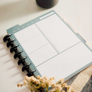 Happy Planner Haven & Heart companion pack for notes and goals