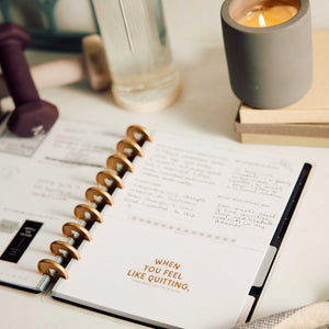 Happy Planner Haven & Heart journal for fitness and daily habits